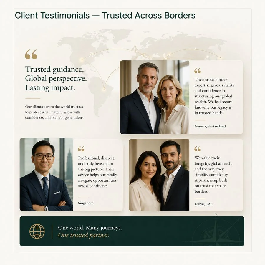 Client Testimonials — Trusted Across Borders