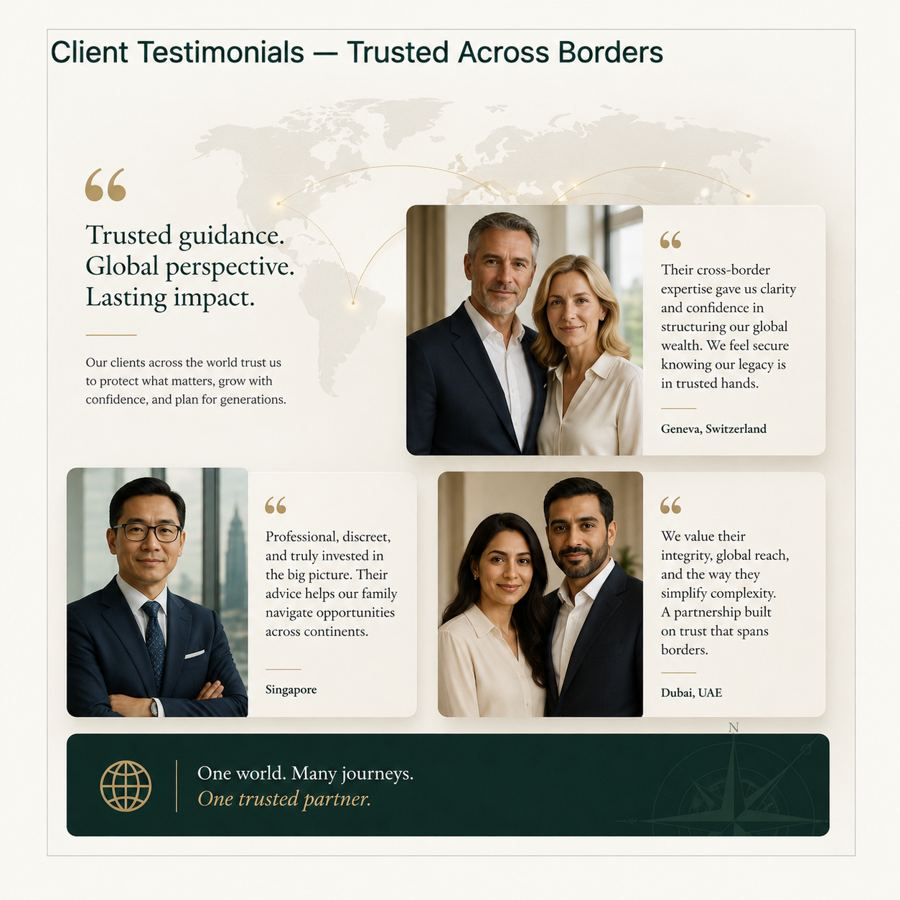 Client testimonials